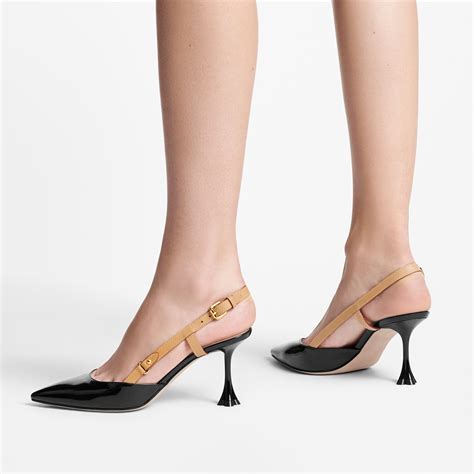 louis vuitton blossom slingback pump